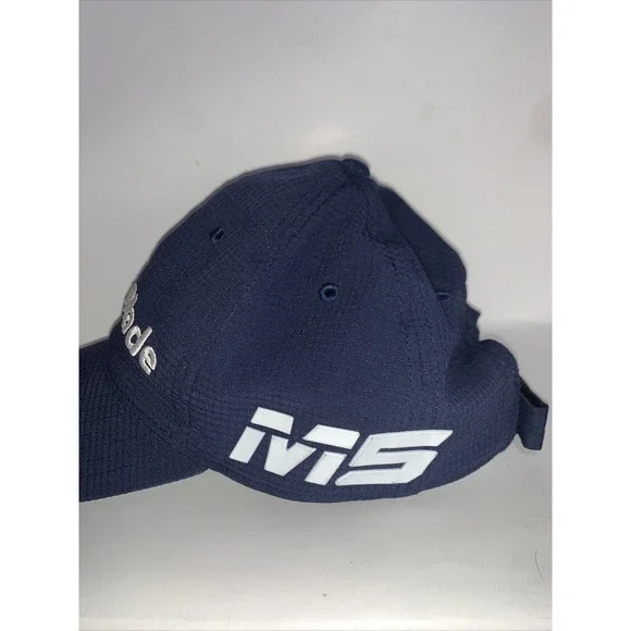 Tour authentic TaylorMade M5 Hat- TaylorMade Blue Golf Hat Adjustable - Picture 2 of 6